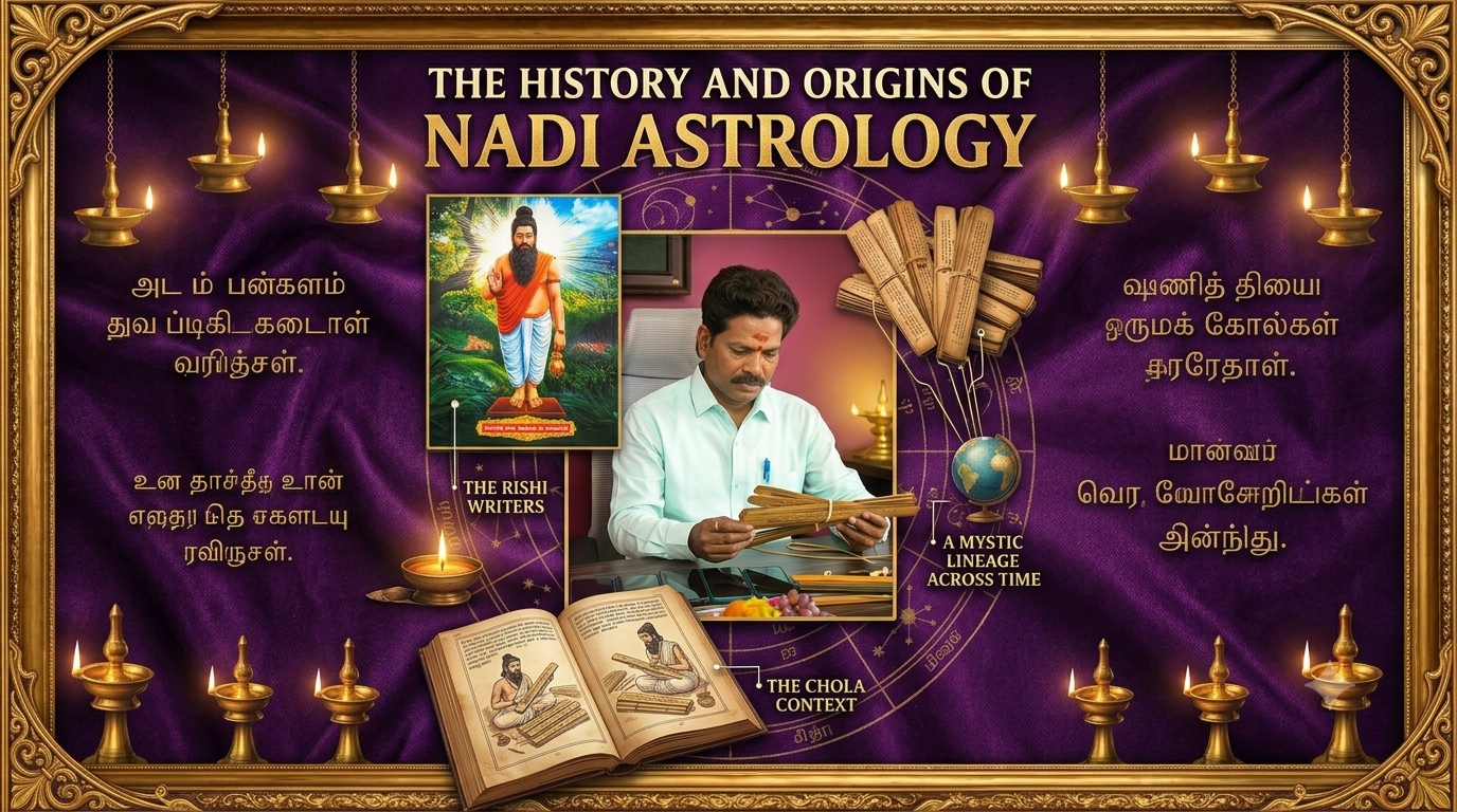 Ancient palm leaf manuscripts used in Nadi Astrology